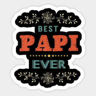 Best Papi Ever Farther Day Sticker